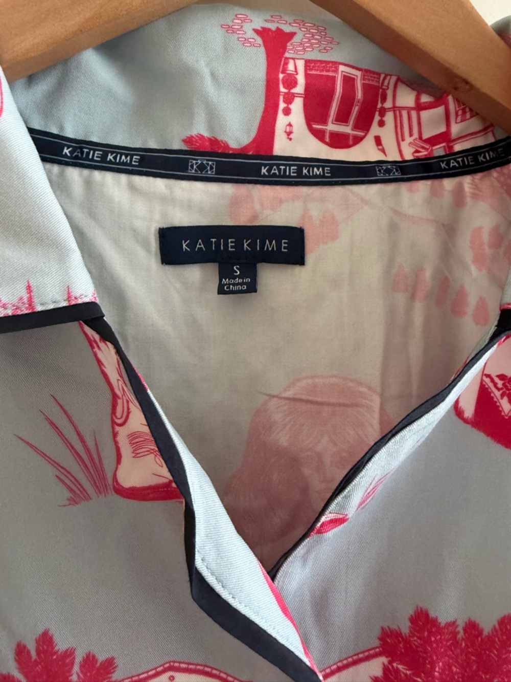 Katie Kime DALLAS TOILE PAJAMA PANTS SET - Picture 5 of 9